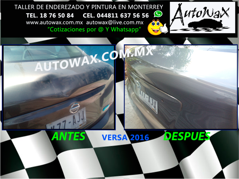 HOJALATERIA Y PINTURA EN MONTERRY AUTOWAX